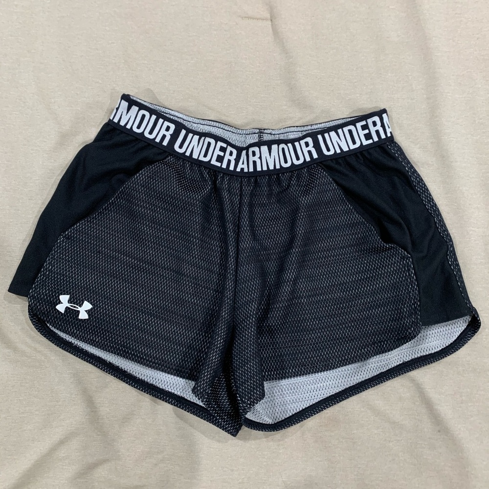 Under Armour Black Running Shorts, Extra Small